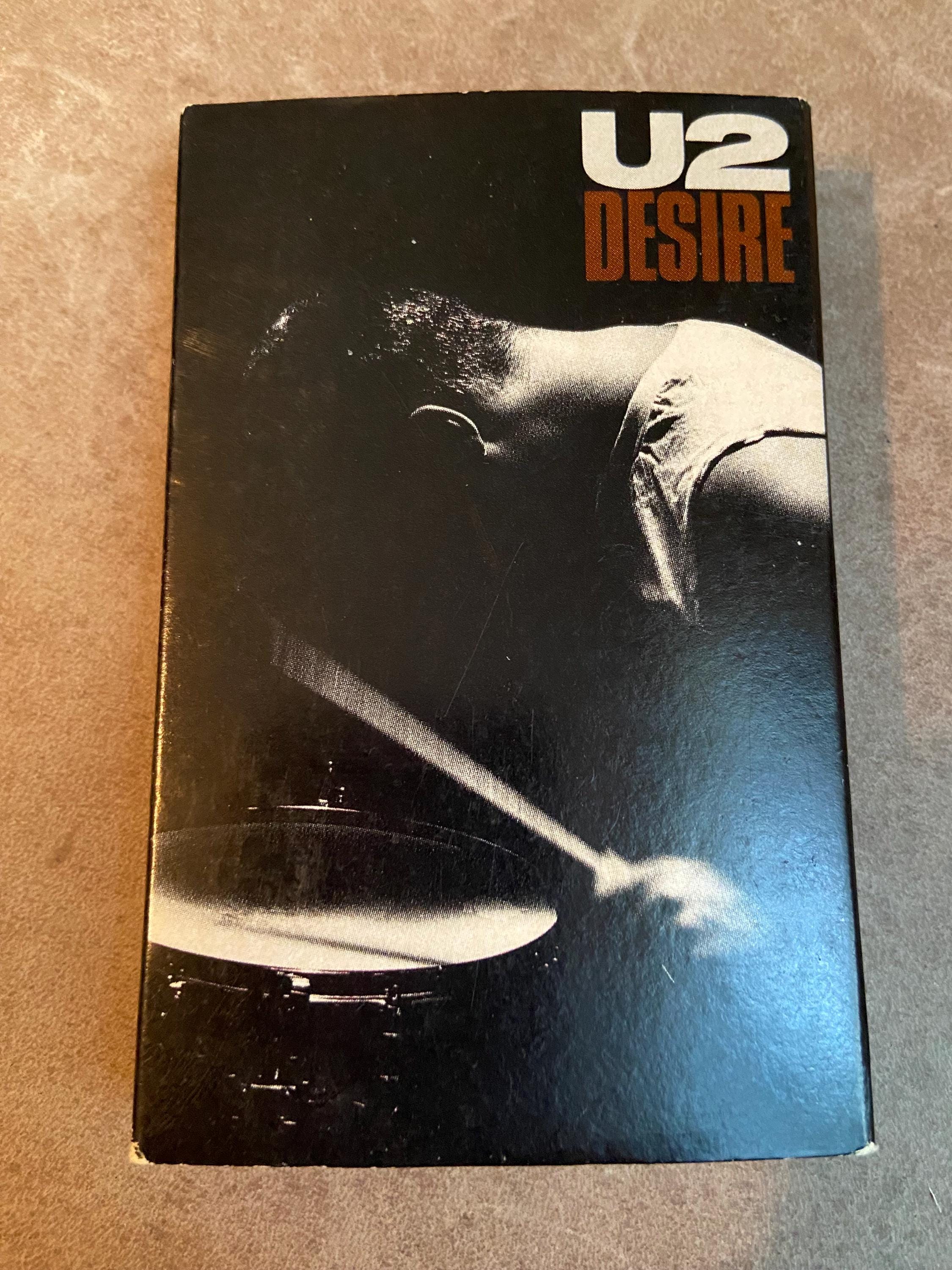 Vintage U2 “desire” Cassette Single – 1988 Island Records – Tested