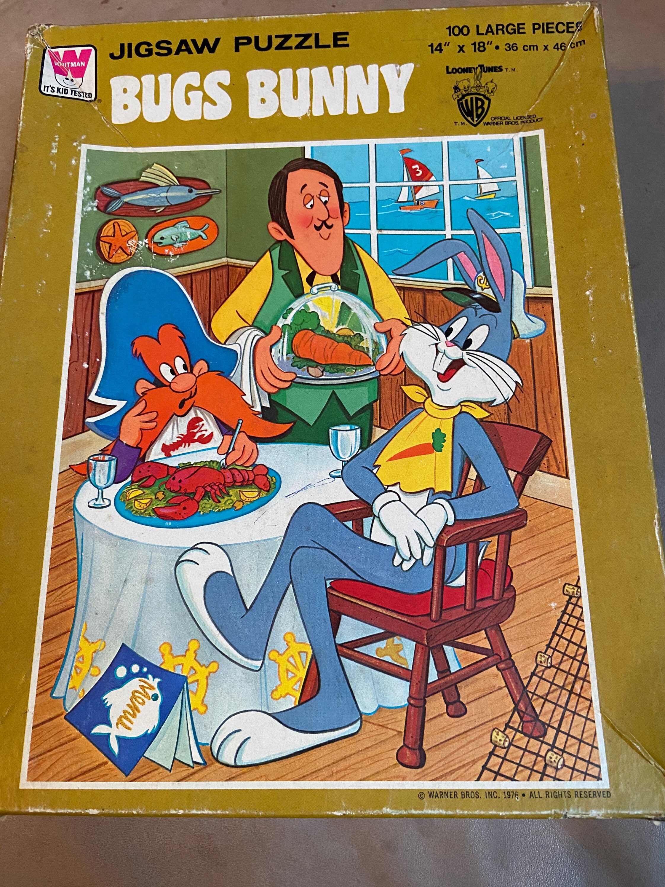 buggs bunny パズル Vintage 1976 Bugs Bunny Jigsaw Puzzle – 100 Pieces – Warner Bros