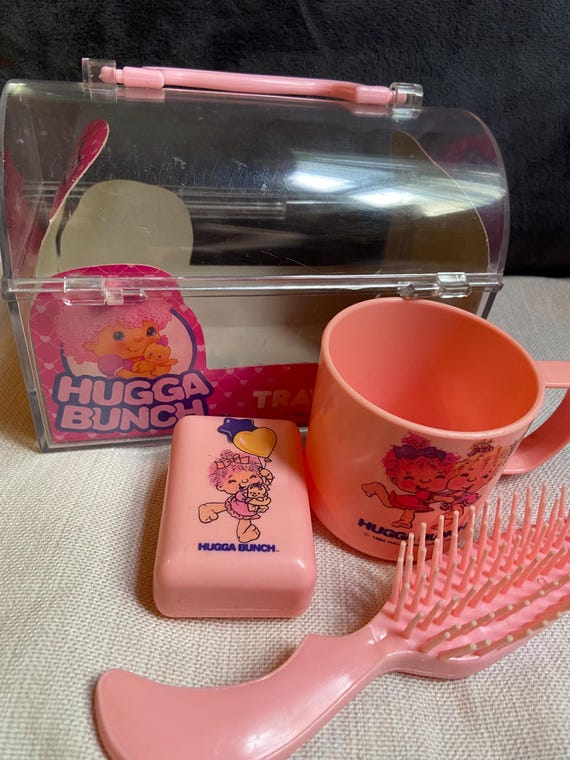 Vintage 1984 Hugga Bunch Travel Set Hallmark