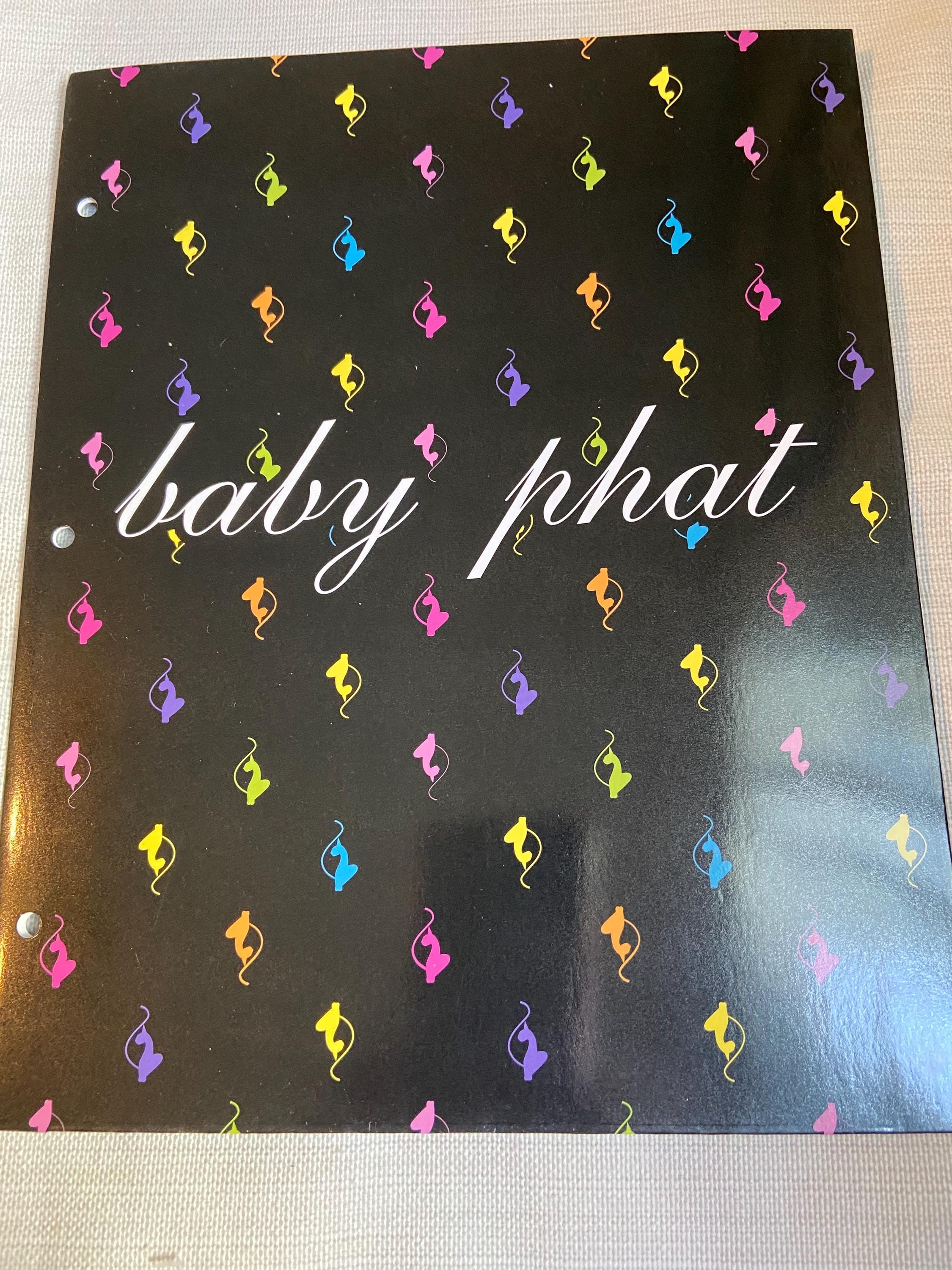 Folder My Hop Vintage Y2K Baby Phat Folder: Hip Hop Glam School Stationery - Limited ...