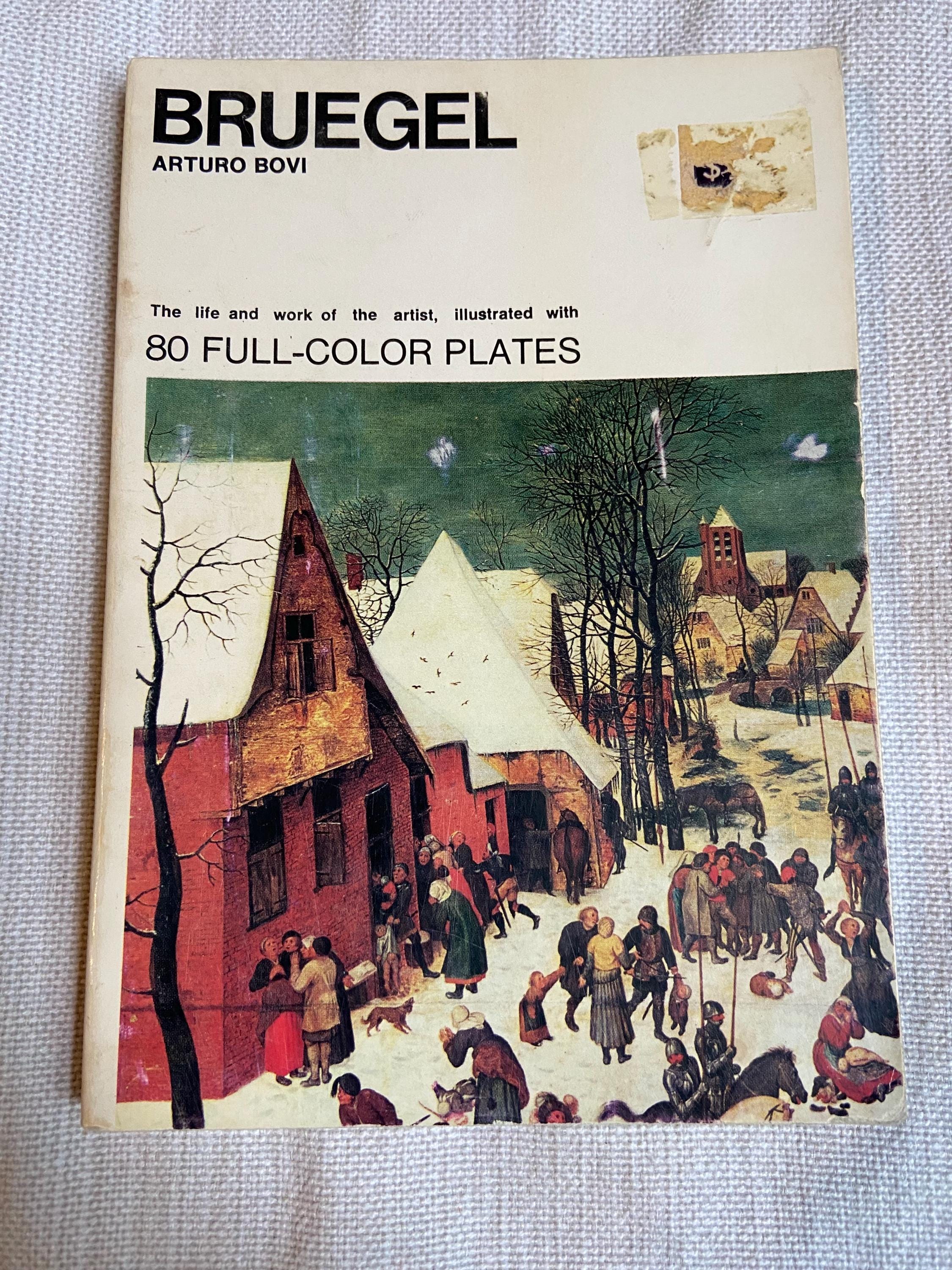 Vintage Bruegel Art Paperback Book – 1971 Grosset Art Library – 80