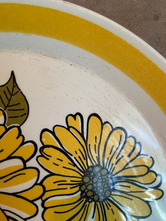 Vintage Crown Lynn Floral Plate – Charmane 333, 1970s New Zealand