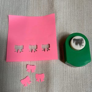 Small Bow Paper Punch – Craft Punch for Scrapbooking, Cards & Journals