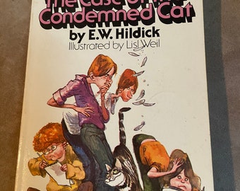 Vintage Paperback McGurk Mystery #2 The Case of the Condemned Cat 1978