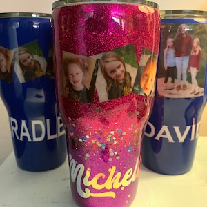 Family Photo Custom Personalized Insulated Tumbler