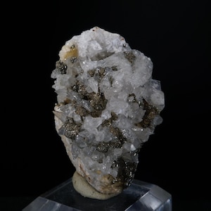 Pyrite & Calcite/ Zacatecas, Mexico / Mineral Crystal Specimen