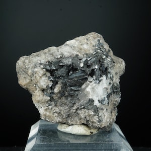 Manganite {TL} / Ilfeld, Germany / Rare Mineral Crystal Specimen