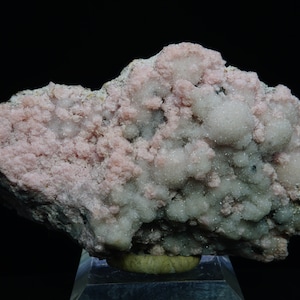 Rhodochrosite & Quartz / Raura District, Peru / Rare Mineral Specimen