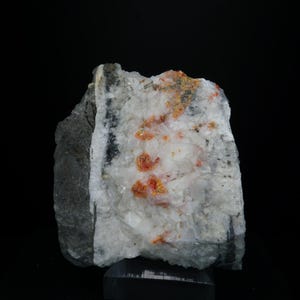 Real.gar in calciet/mercurmijn, Utah/ZELDZAAM mineraal exemplaar