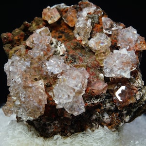 Calcite on Matrix / Thumbnail Mineral Specimen / El Potosi Mine, Mexico