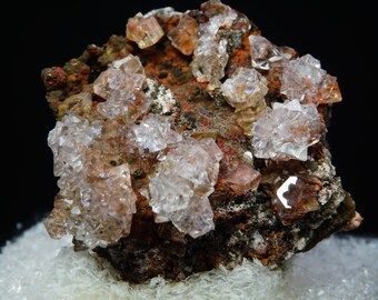 Calcita en Matriz / Mina El Potosí, México / Miniatura de Ejemplar Mineral