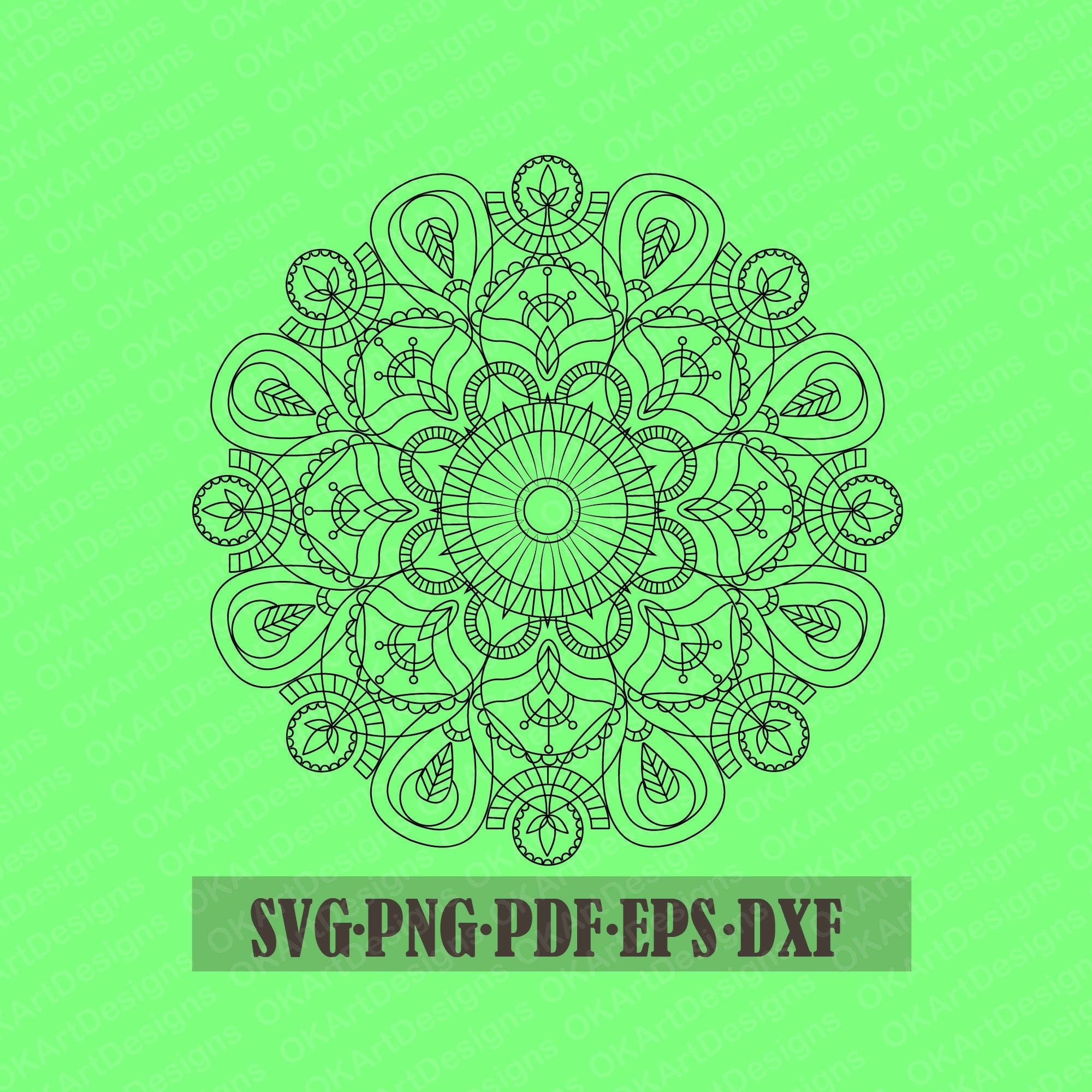 Download Mandala Svg Free Commercial Use Svg File For Cricut Etsy