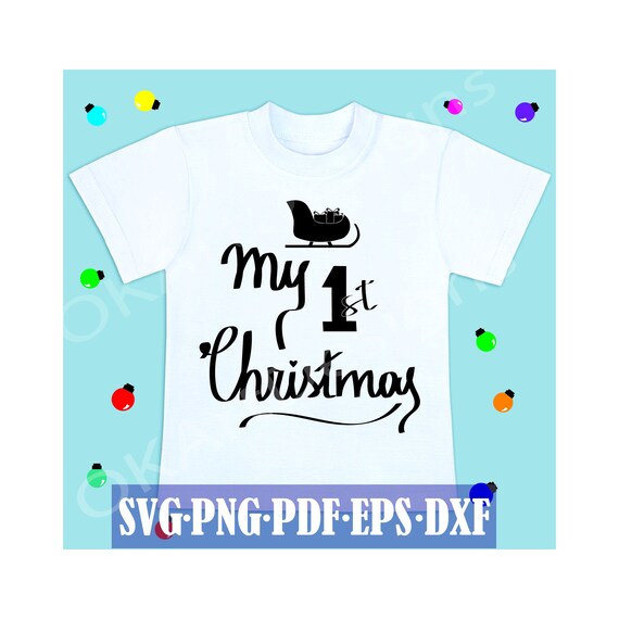 Download First Christmas My First Christmas Svg My 1st Christmas Svg Etsy