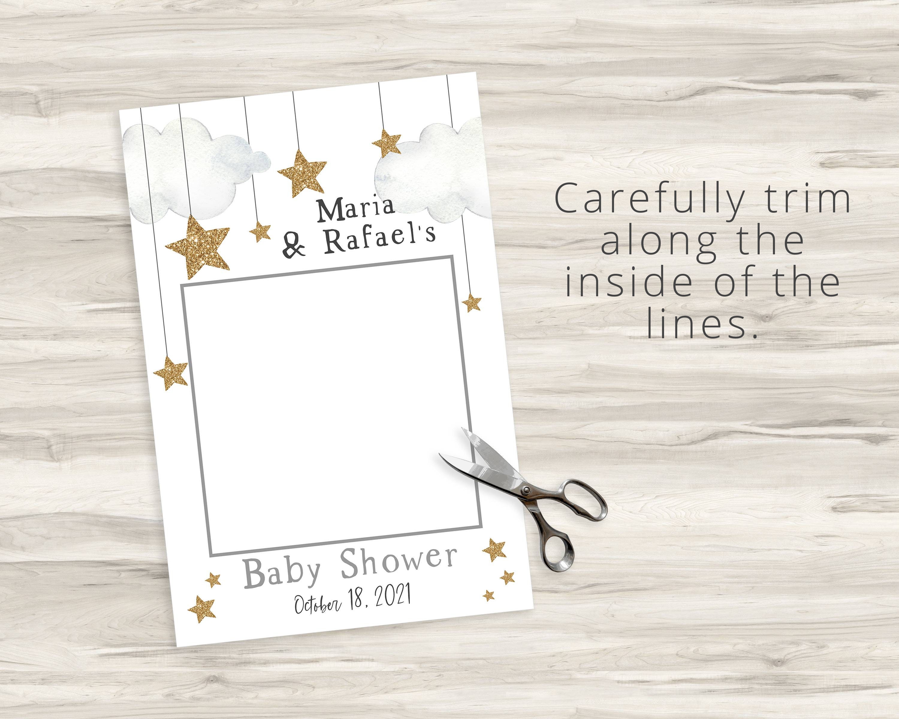 Twinkle Twinkle Little Star Photo Prop Frame, Photo Booth Frame, Moon ...