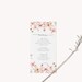 Butterfly Printable Menu Baby Shower Menu Butterfly Kisses - Etsy