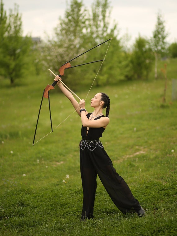 Sherwood Archer Wood Hunter Bow Elven Bow Wooden Cosplay - Etsy