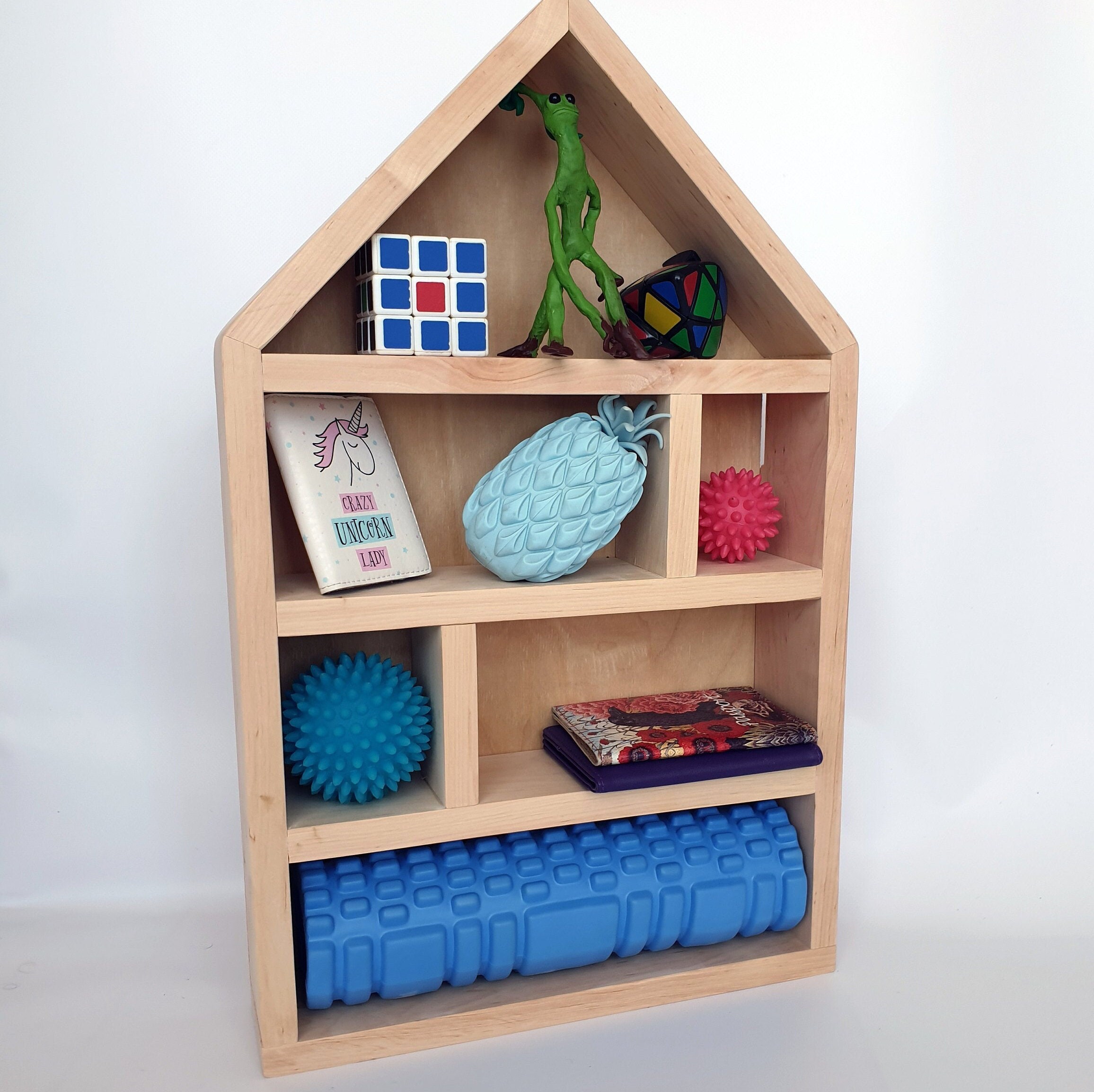 House Shaped Shelf Wooden House Nursery shelf Wooden Shelf Etsy