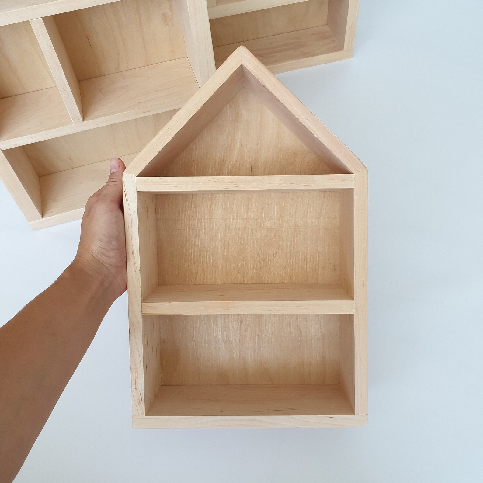 House Shaped Shelf Wooden House Nursery shelf Wooden Shelf Etsy