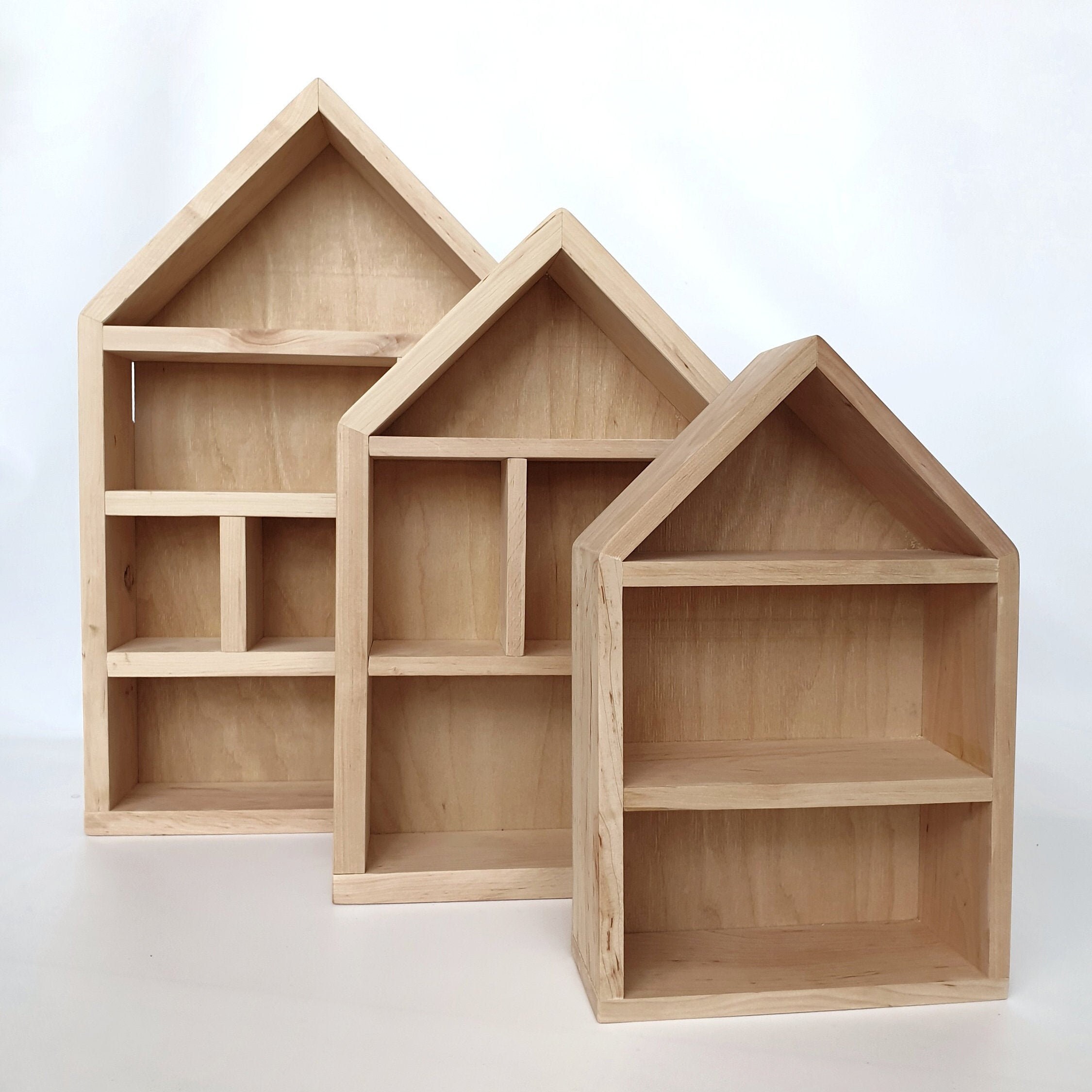 House Shaped Shelf Wooden House Nursery shelf Wooden Shelf Etsy