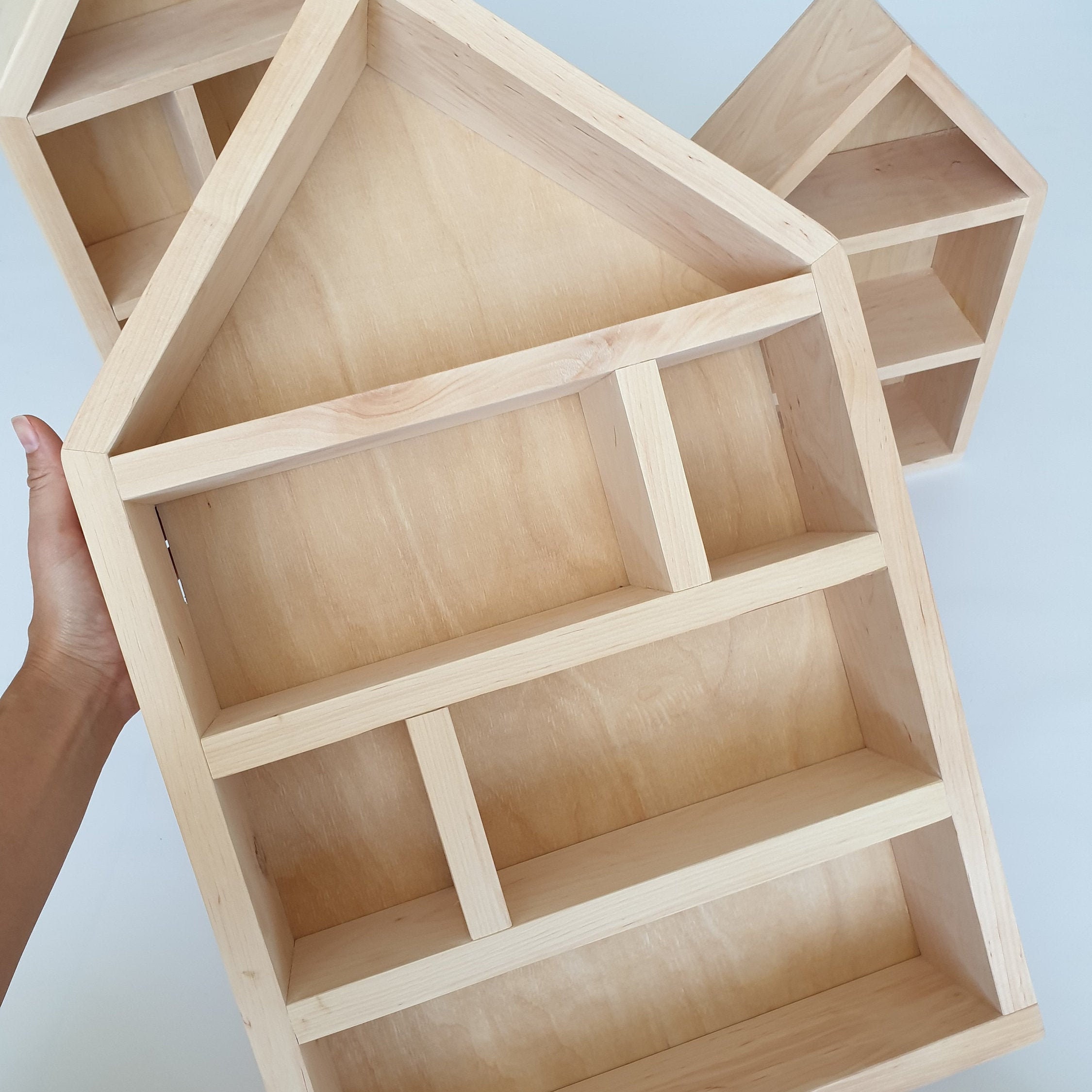 House Shaped Shelf Wooden House Nursery shelf Wooden Shelf Etsy