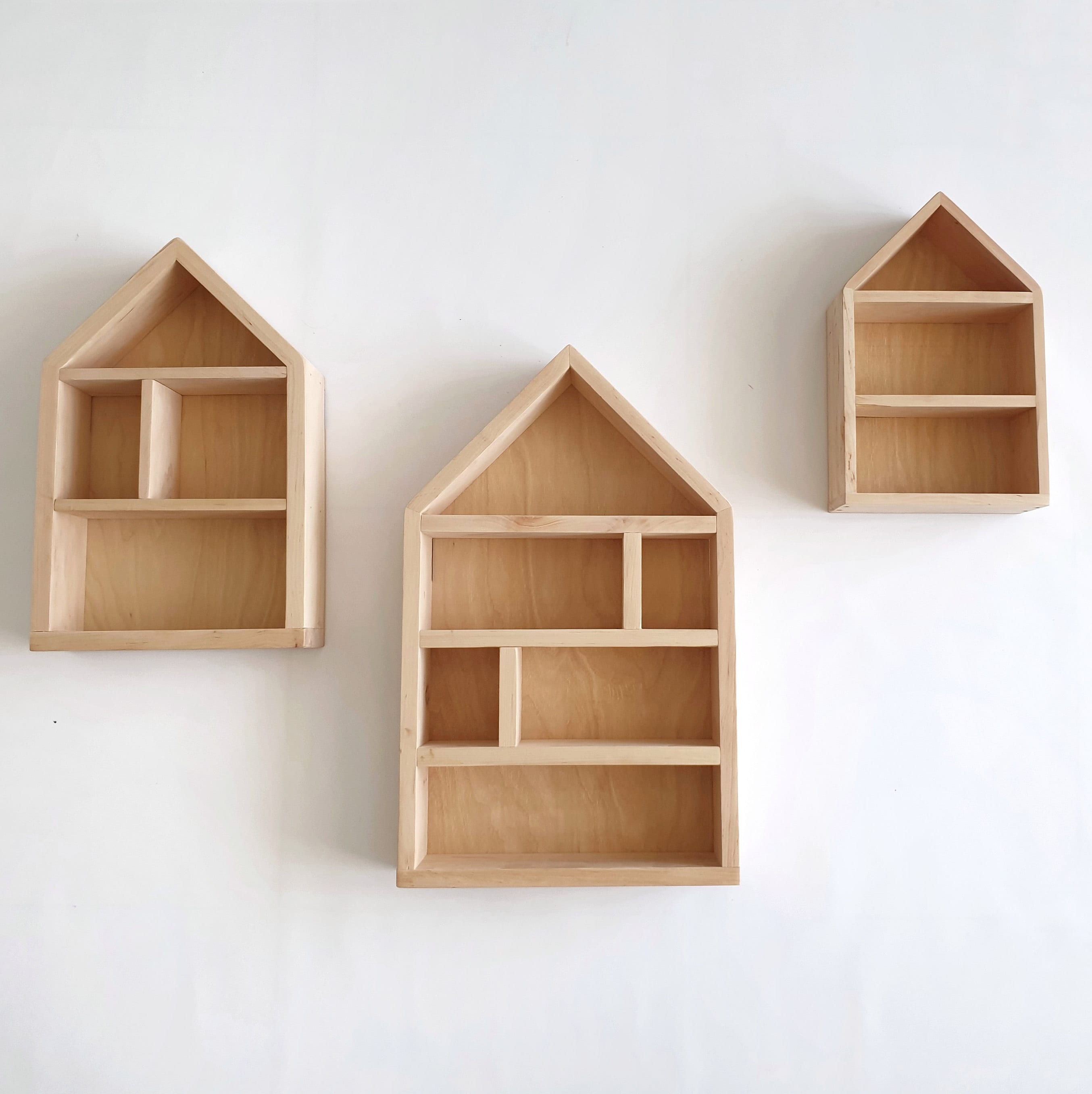 House Shaped Shelf Wooden House Nursery shelf Wooden Shelf Etsy