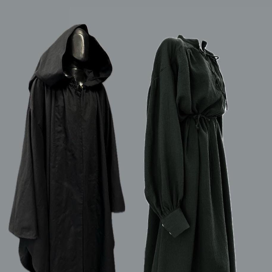 Balocoloc Black Tabarro ロングマント Balocoloc Black Tabarro ロングマント