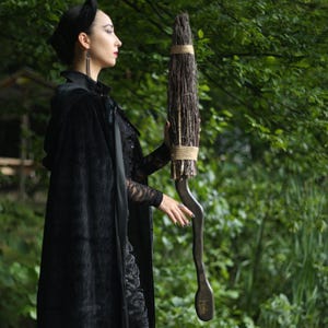Handmade witch cosplay flying Broom wizard cosplay broomstick
