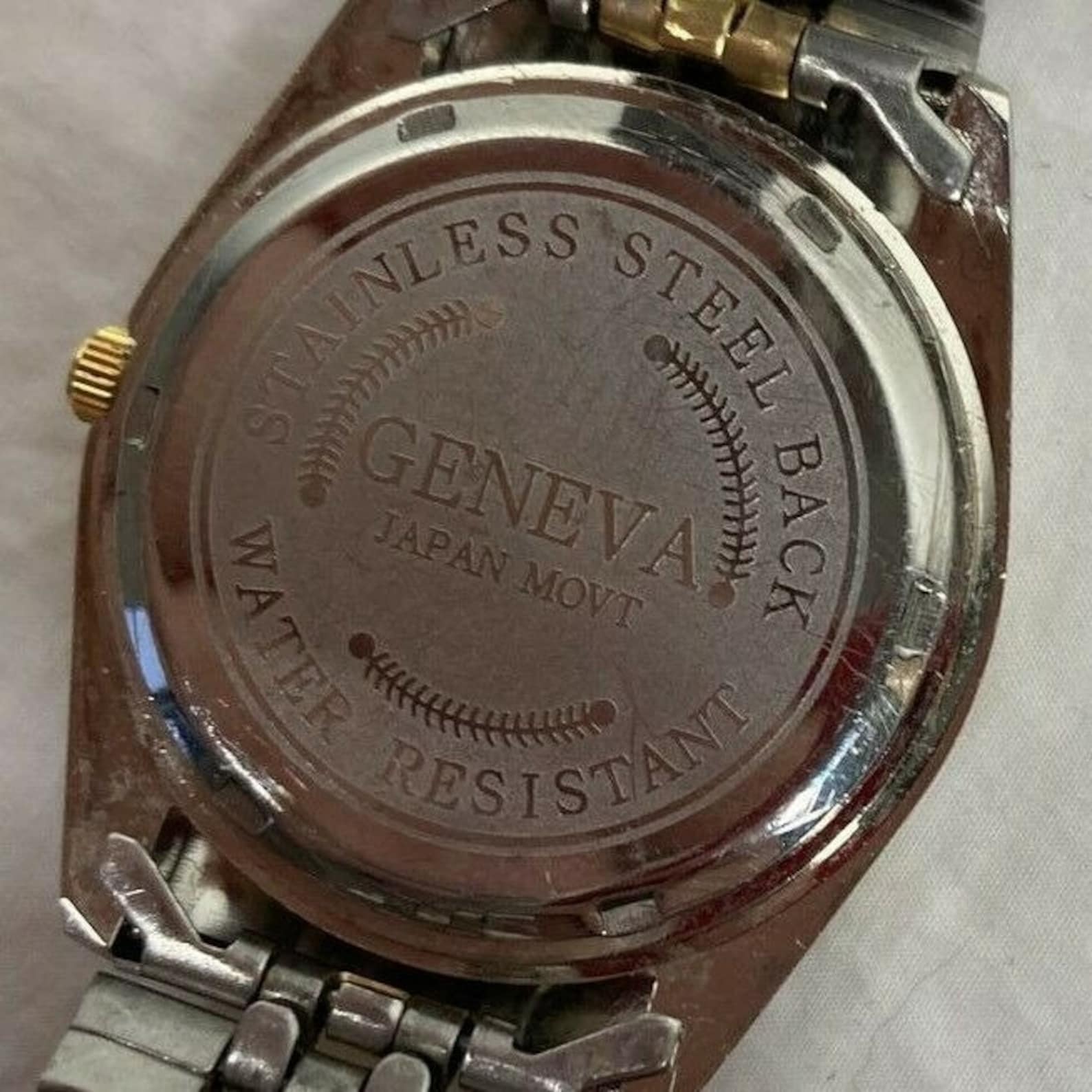 Geneva Watch With Diamond Water Resistant Quartz Japan Movt Etsy Geneva Watch With Diamond Water Resistant Quartz Japan Movt Etsy