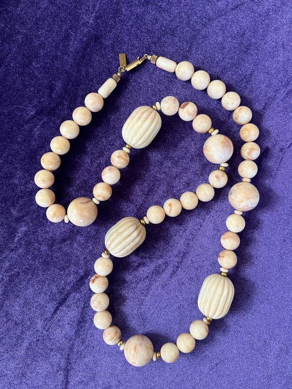 Vintage Signed PAULINE RADER Chunky Statement Fau… - image 2