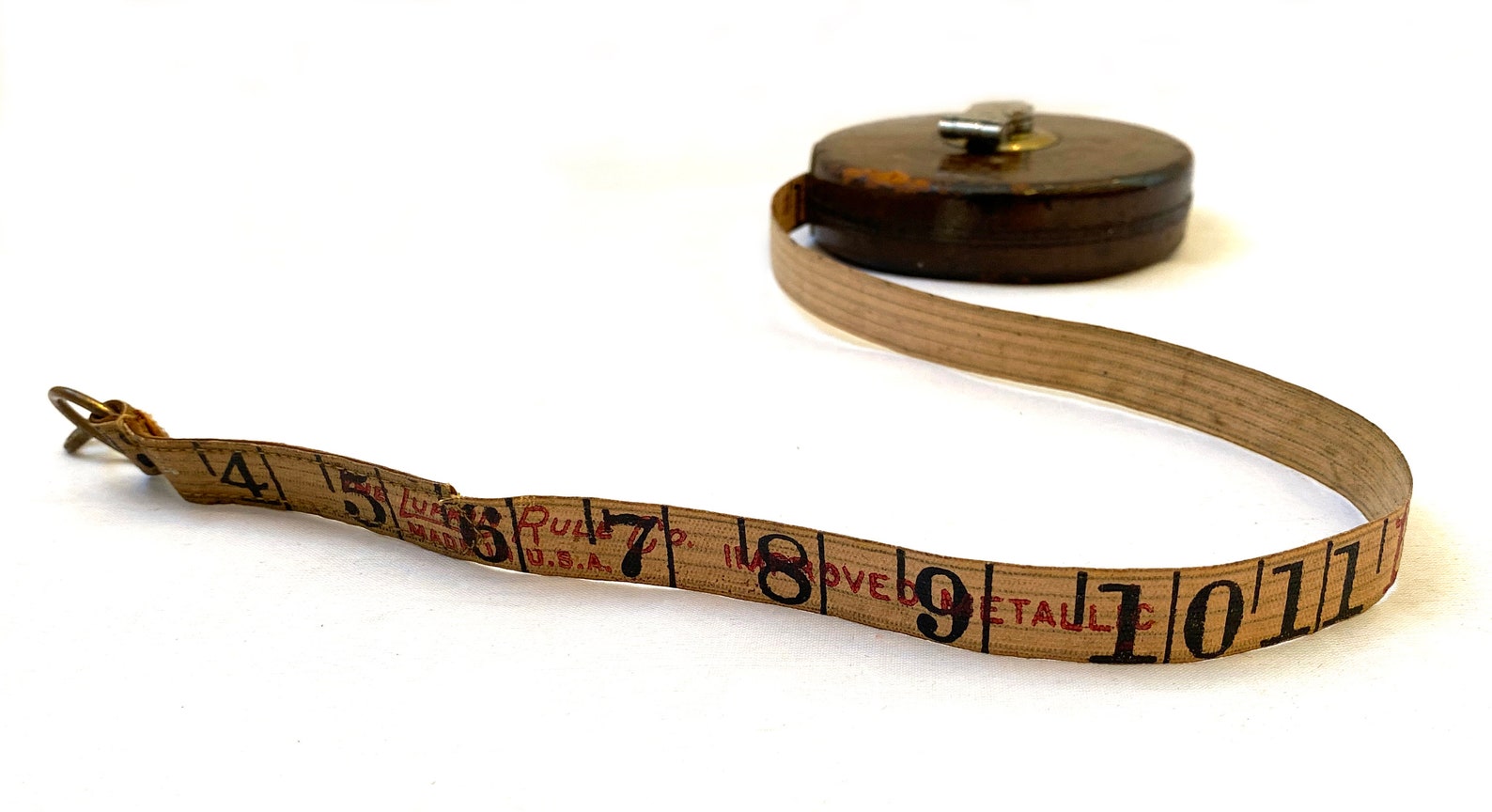 The Lufkin Rule Co. Vintage 50' Measuring Tape Vintage Etsy