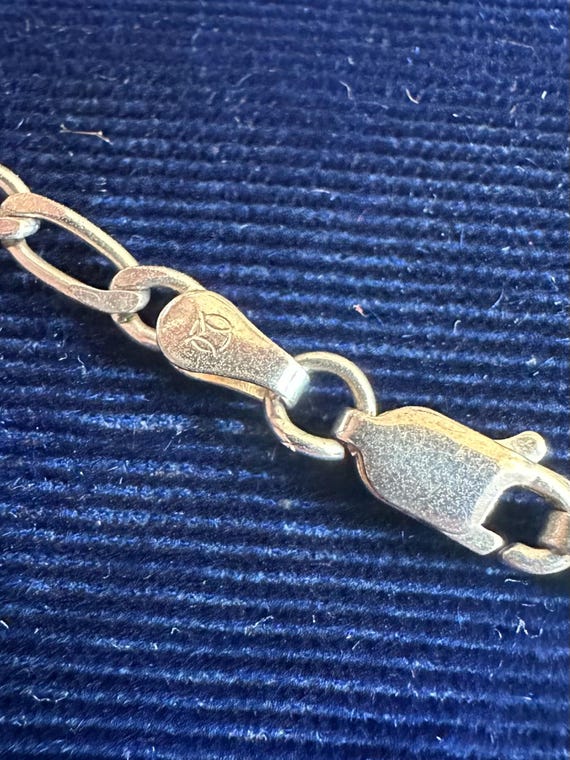 イタリア製 VINTAGE リンクチェーンネックレス シルバー925 ネックレス