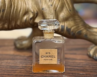 Antique CHANEL No 5 Parfum Extrait Perfume Bottle 1950s Paris
