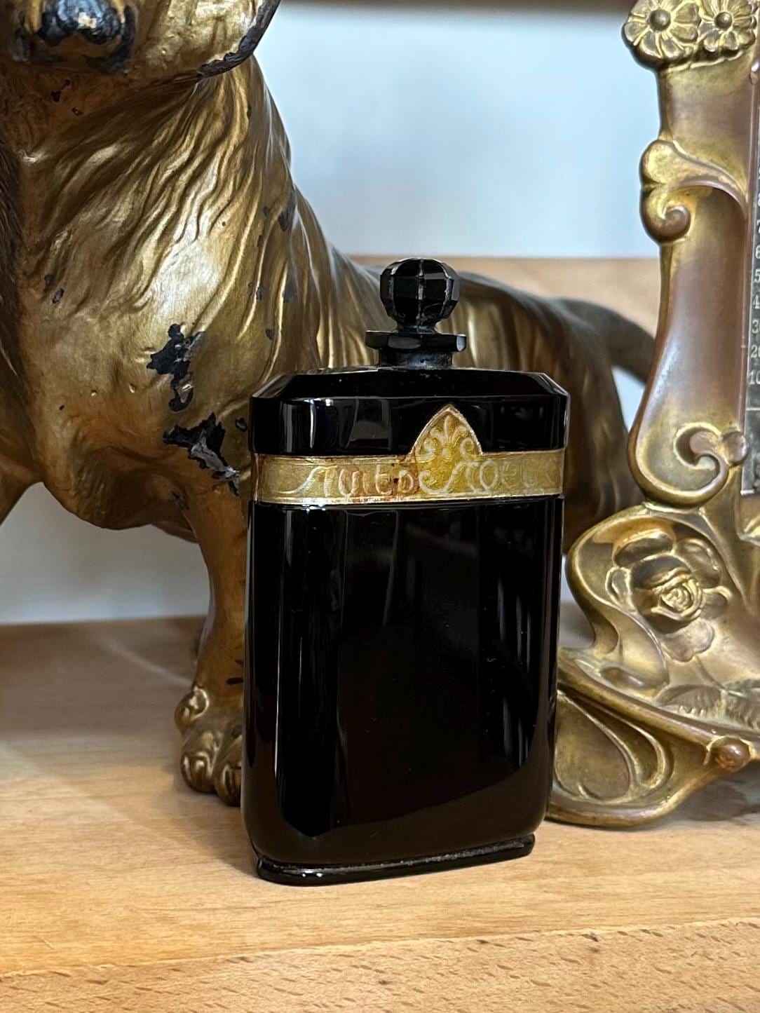 Vintage Caron Nuit De Noel Perfume Bottle France 1920s Art Deco