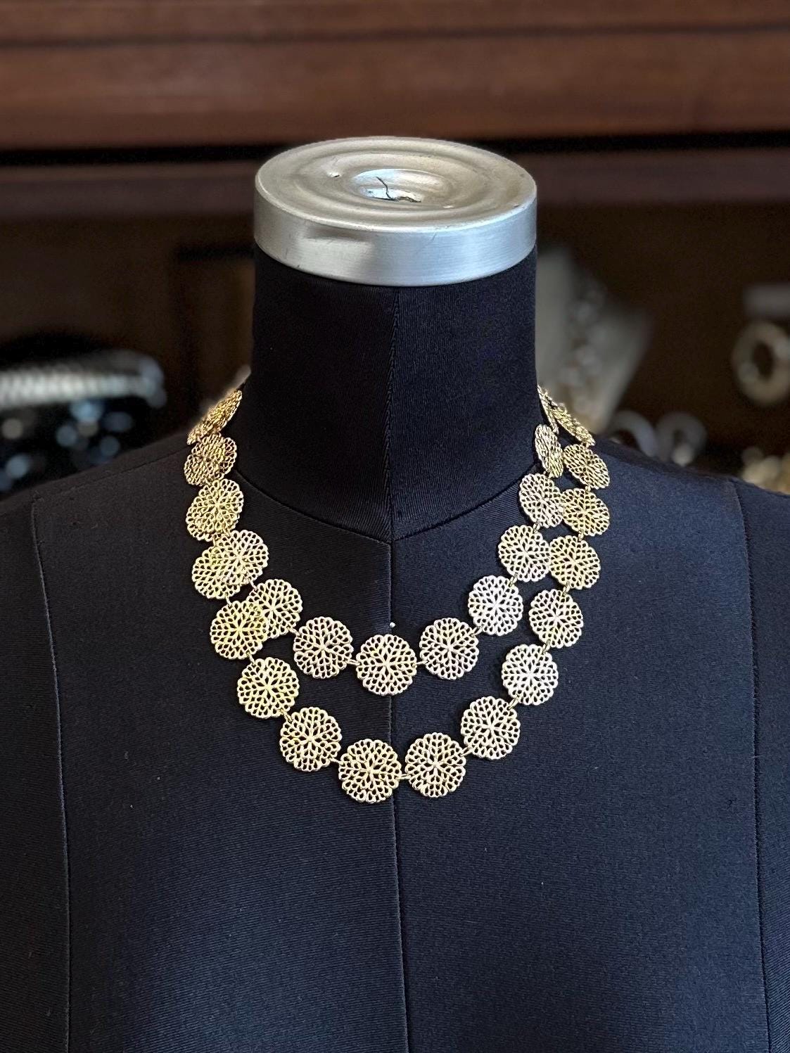 Ben-Amun Jewelry Woven Collar Glass Pearl Strand Necklace for Bridal Wedding Anniversary Ben Amun Choker - Etsy