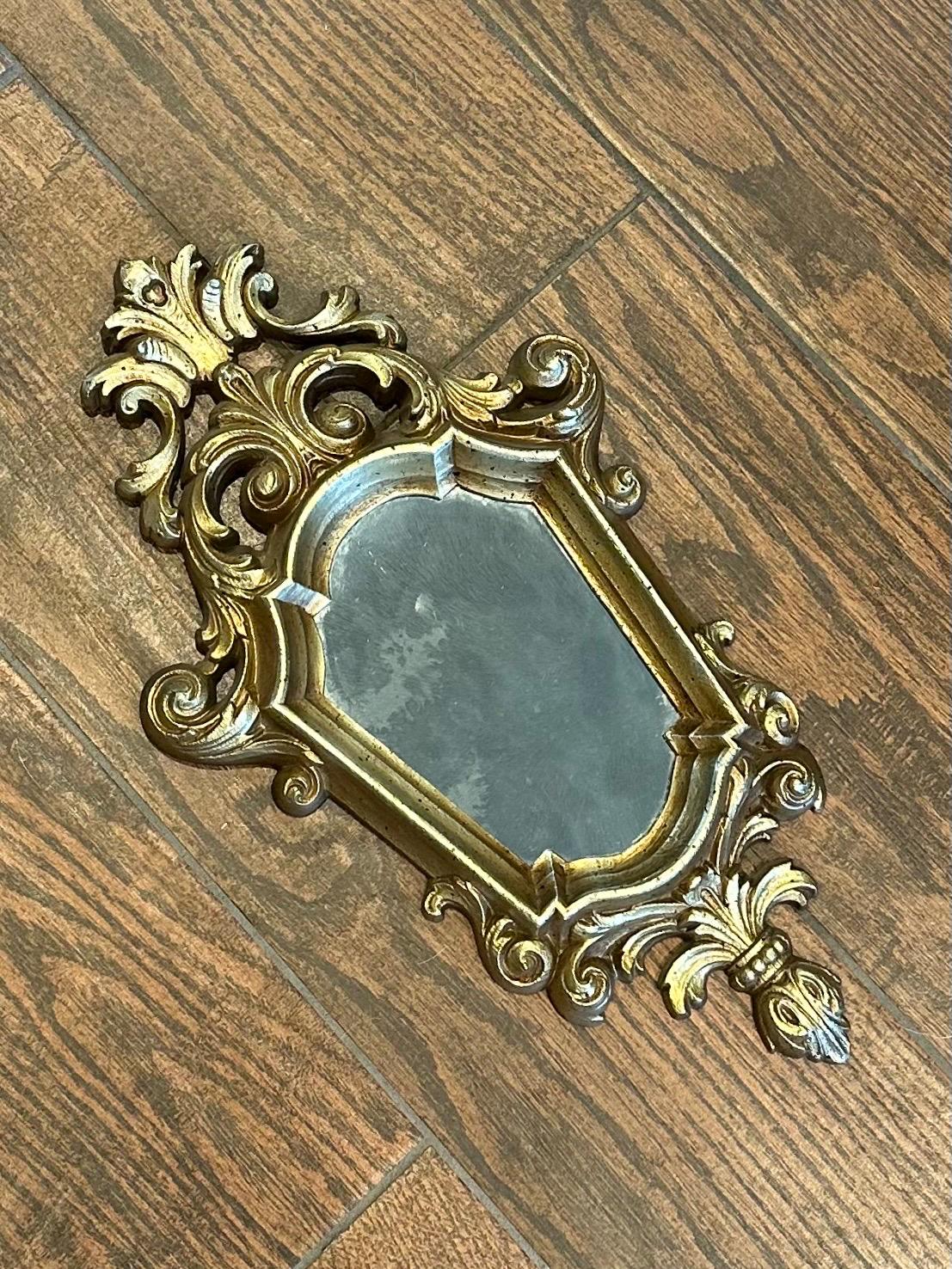 ビンテージ 壁掛けセットBURWOOD 専用 Burwood Gold Ornate Wall Mirror #4248 Vintage Hollywood