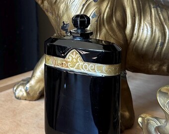 Vintage Caron Nuit De Noel Perfume Bottle France 1920s Art Deco