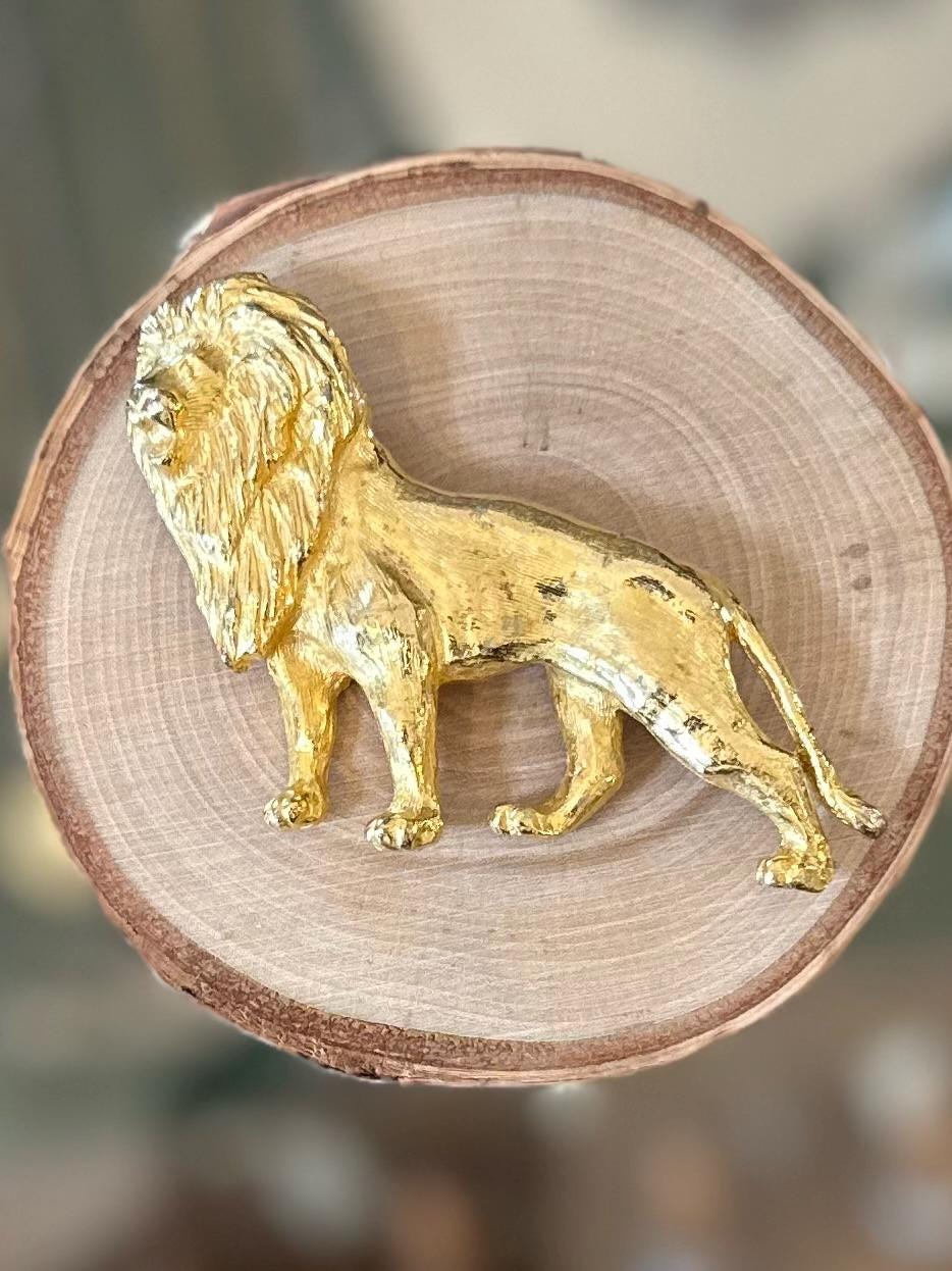 Rare Large Panther 1987 MIMI DI N Lioness Gold Tone Buckle Mimi di n 1987 - Gem main image 4