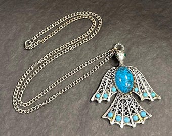 Darrell Cadman & Sterling Silver Thunderbird Pendant - Etsy