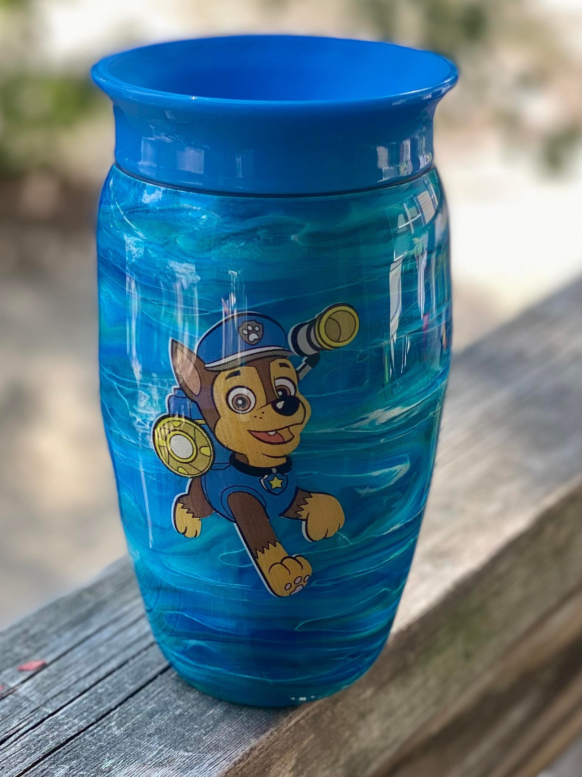 Kids Cartoon Tumbler Custom Tumbler Chase Tumbler Orange & 