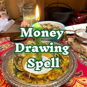 Money Drawing Ritual – Same Day Candle Spell for Attracting Wealth, Increasing Income, and Clearing Financial Blocks