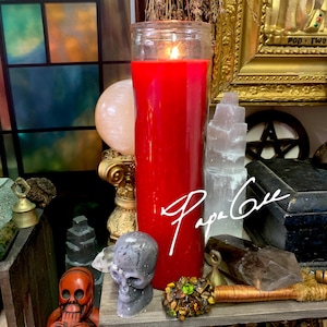 Hot Foot Candle Spell – 7 Day Hoodoo Ritual Altar Service to Banish, Remove, or Drive Away Negative People