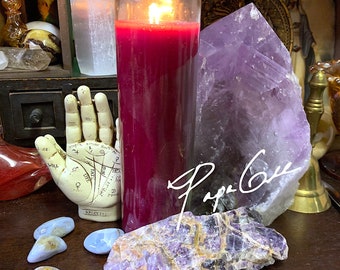 Psychic Vision 7 Day Ritual Candle Spell - Candle Altar Service for Insight
