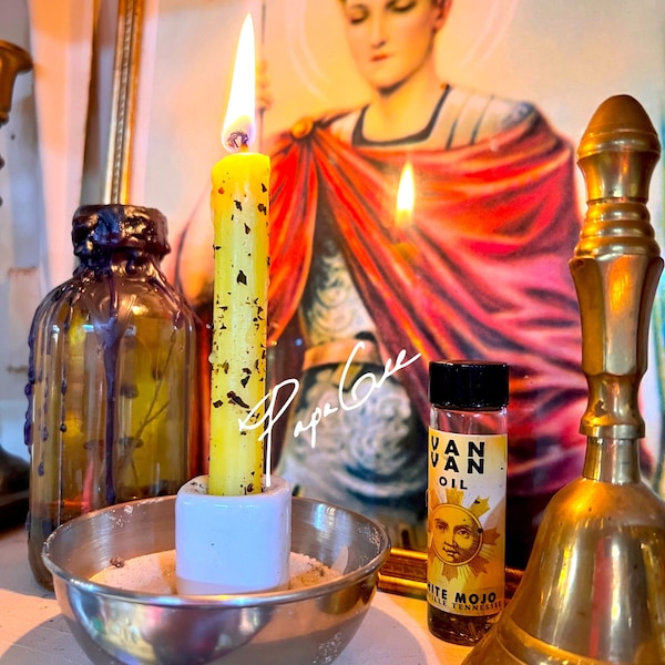 Van Van Hoodoo Spell - Same Day Candle Spell - Van Van Ritual for getting rid of bad energy
