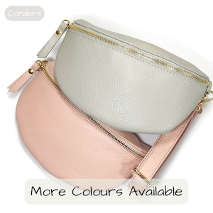 Italienische Leder Gürteltasche in 22 Wunderschönen Farben, Leder Fanny Pack, Leder Gürteltasche, Weiche Leder Crossbody Sling Bag, Hip Reisetasche