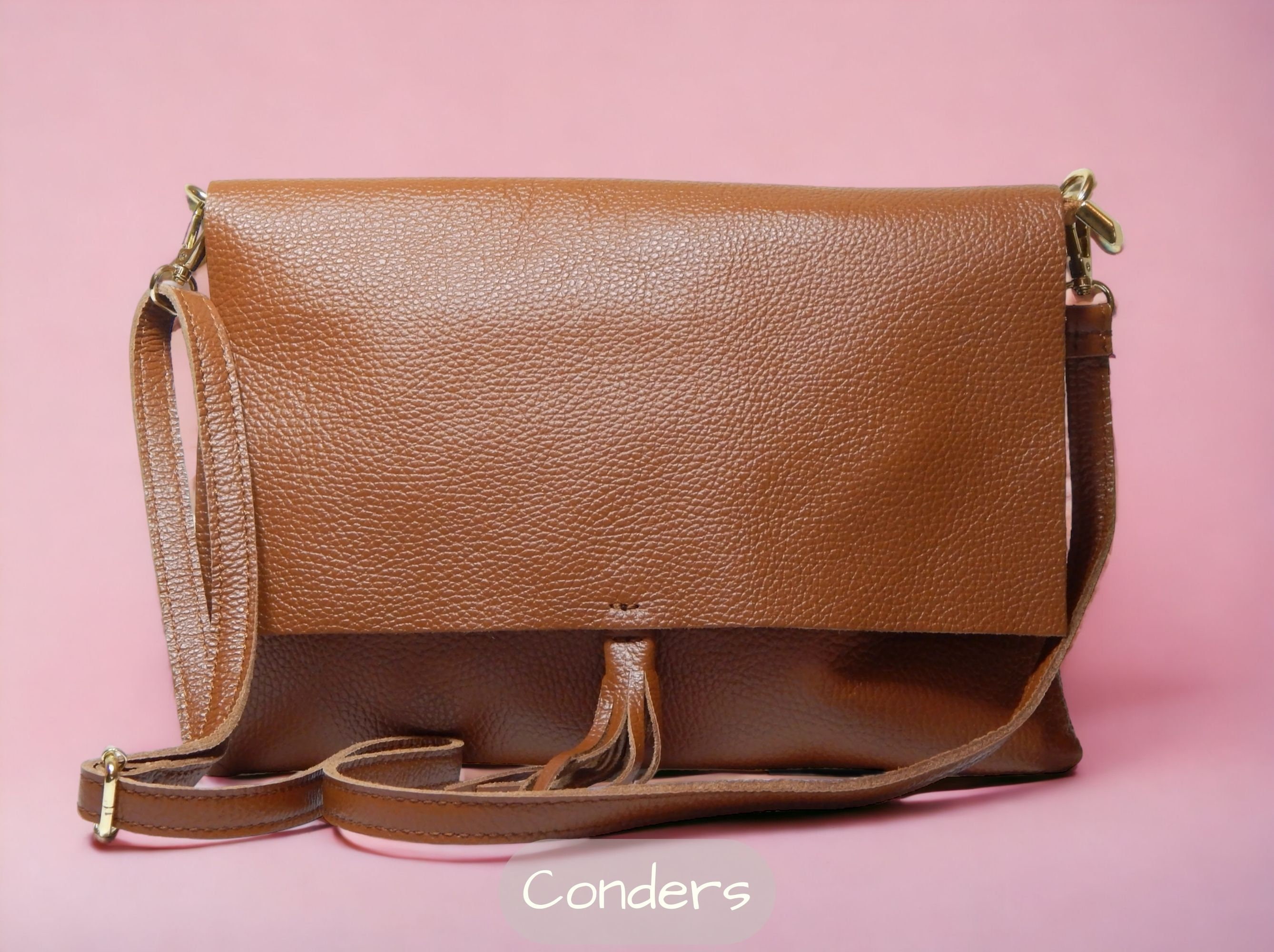 Leather Crossbody Bag for Women Copper Leather Crossbody Purse