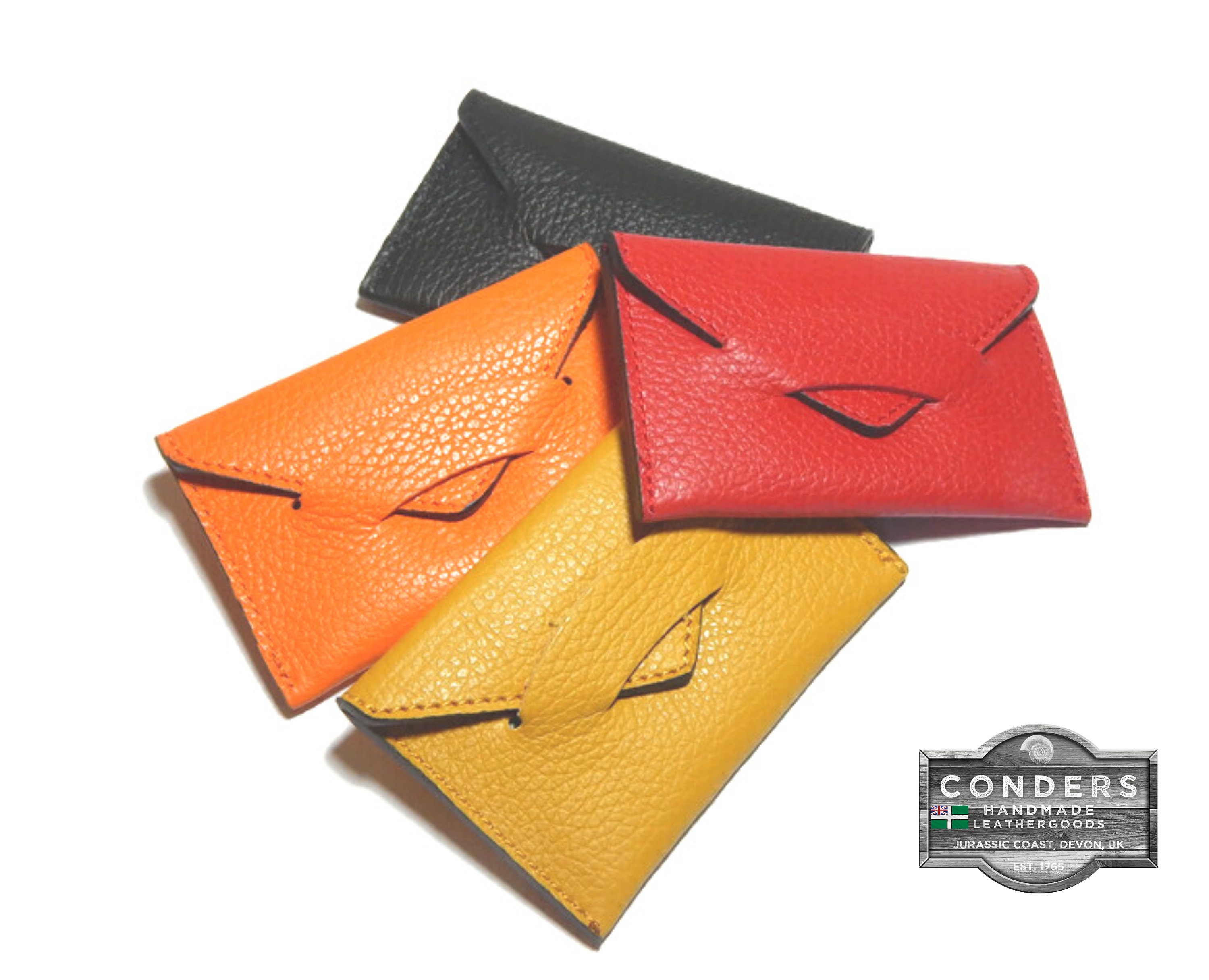 Leather Credit Card Holder Leather Business Card Pouch Soft Etsy UK