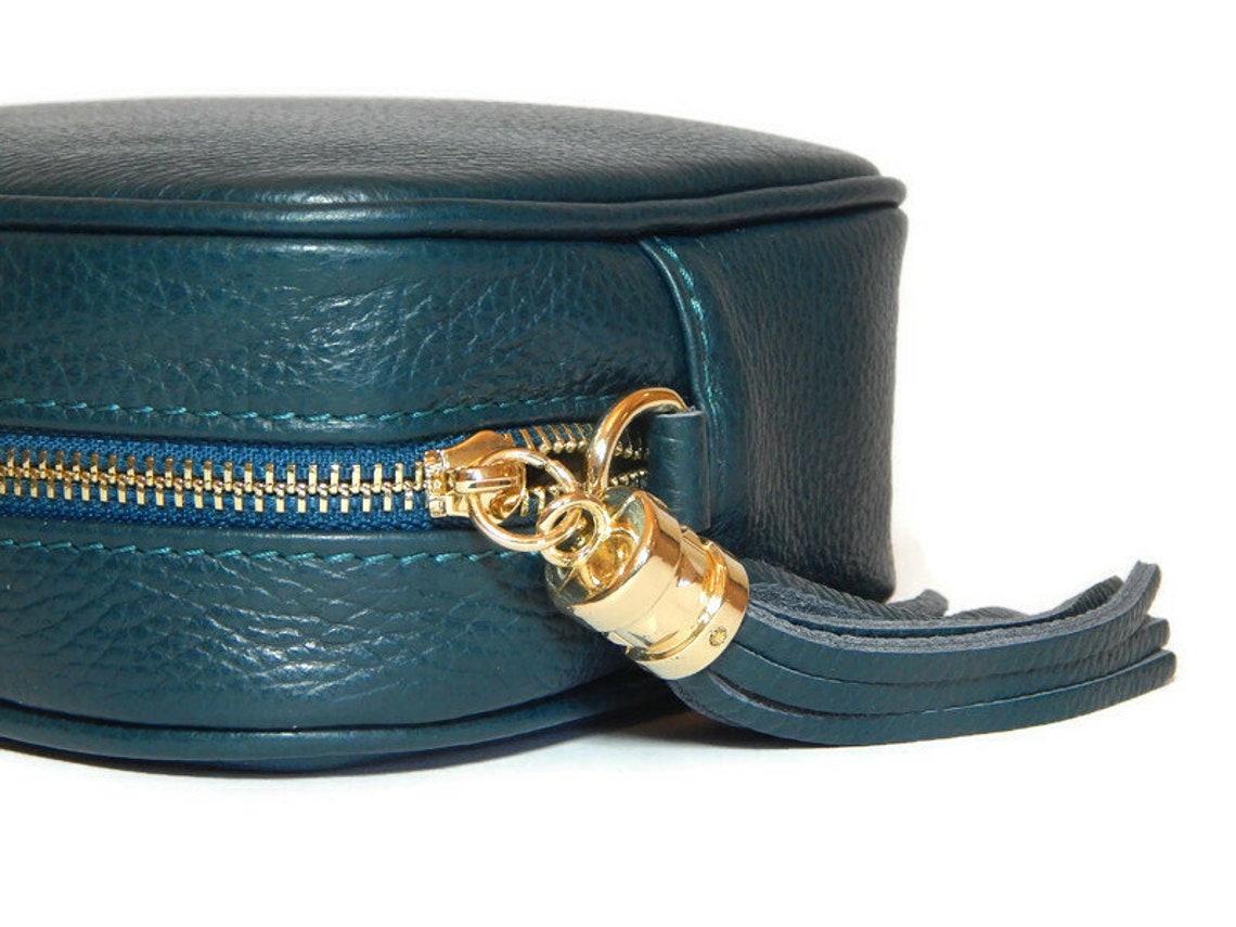 Camera Bag Soft Black Italian Leather Crossbody Bag Small Etsy