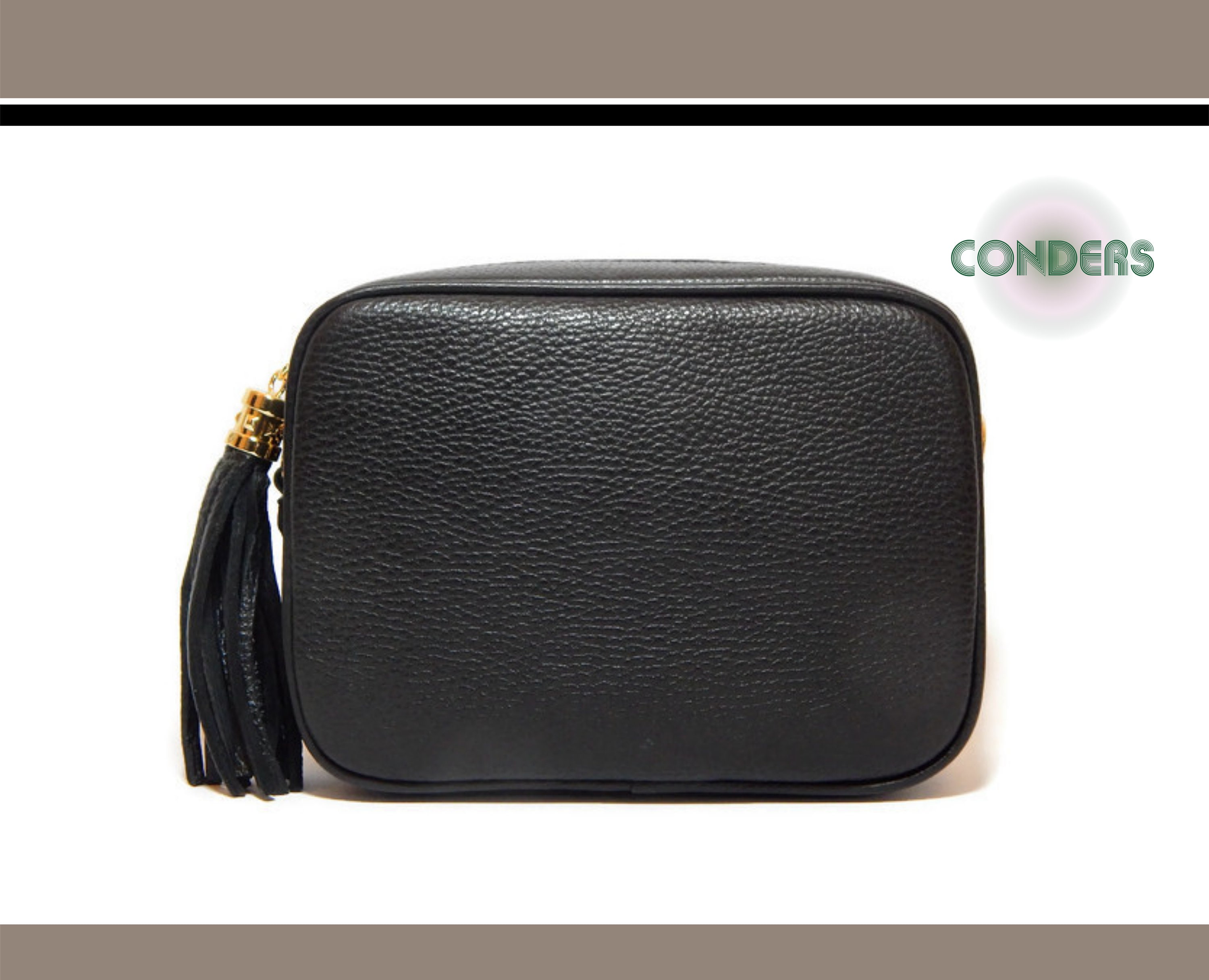 Camera Bag Soft Black Italian Leather Crossbody Bag Small Etsy