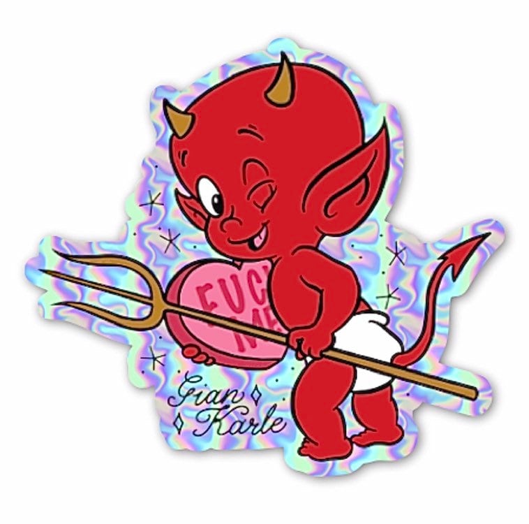 Hot Stuff Sticker | Etsy