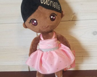 black plush doll